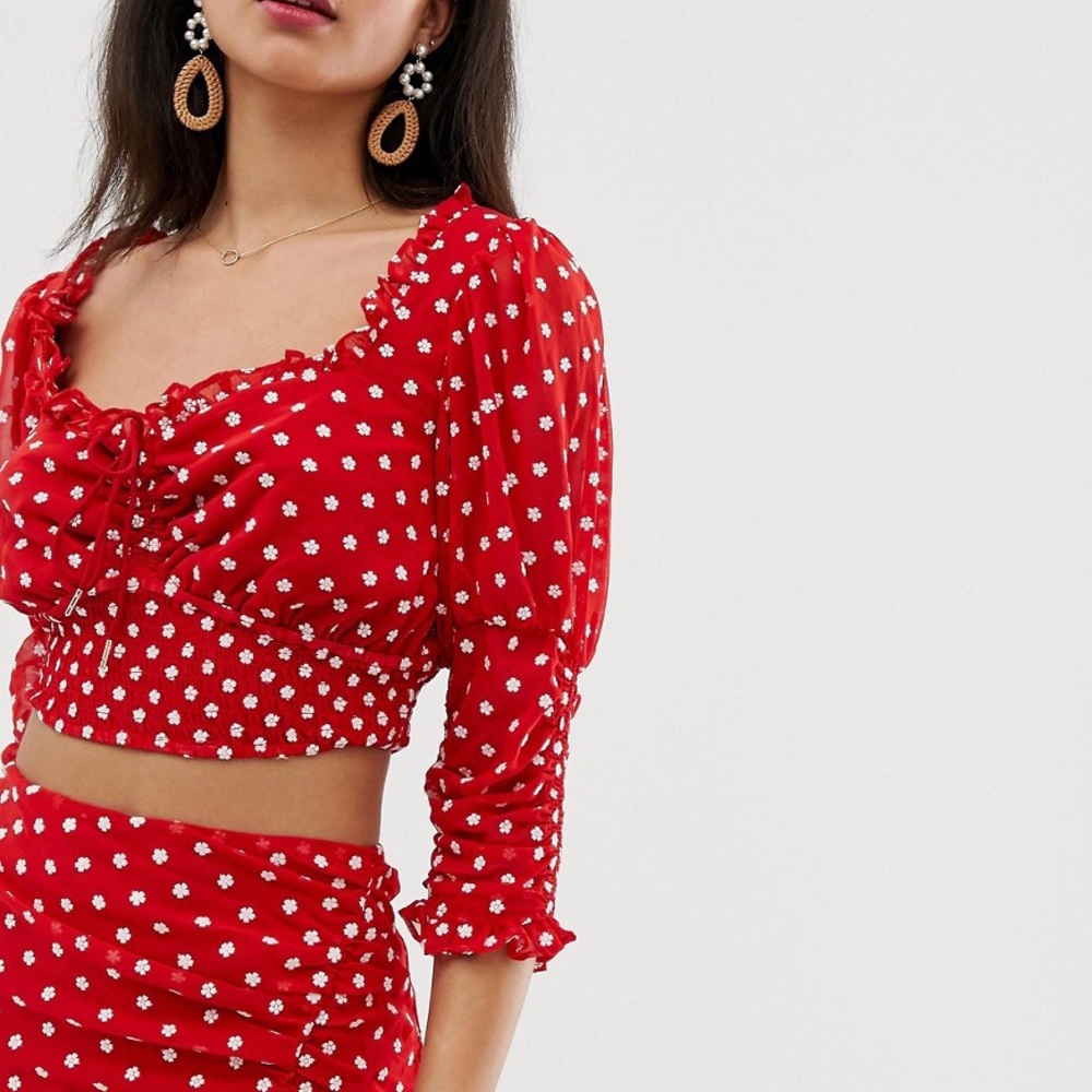 Finders Keepers Peasant Top